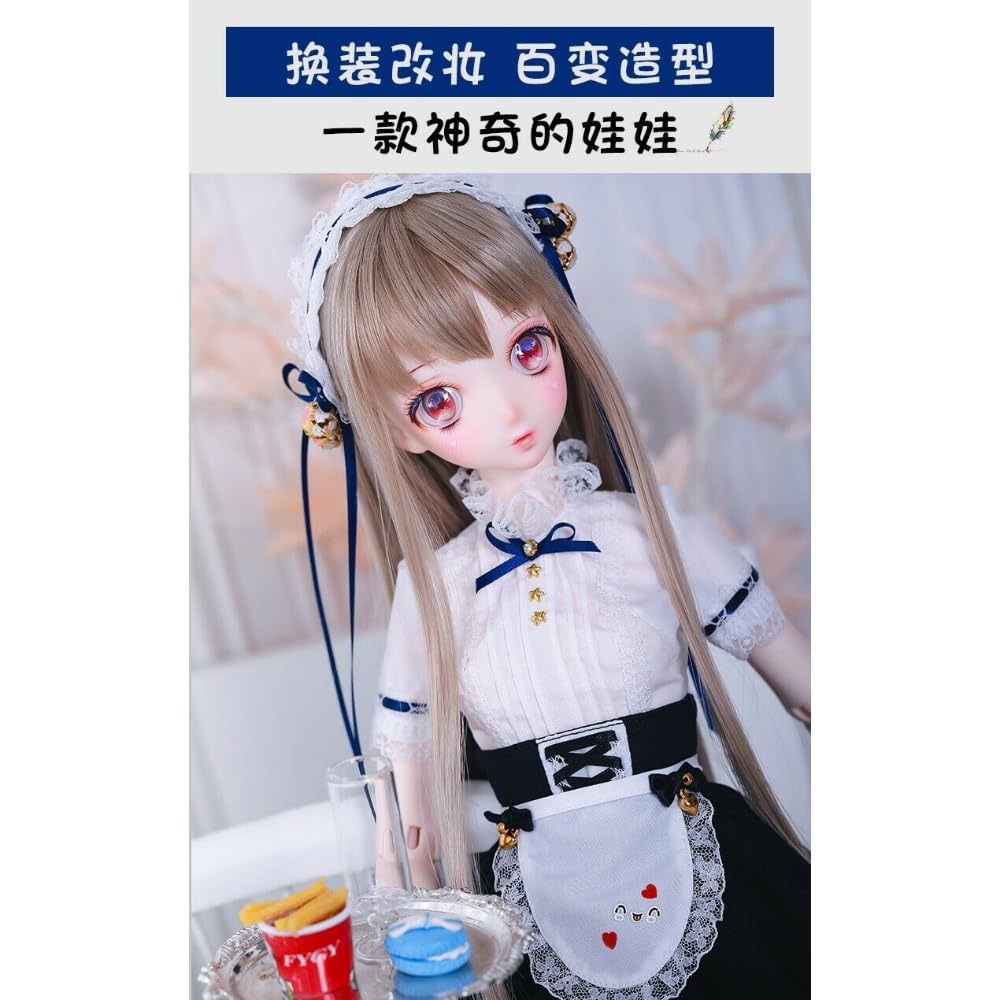 Amazon | KAKAA BJDドール フルセット 1/3 球体関節人形 57cm SD 樹脂