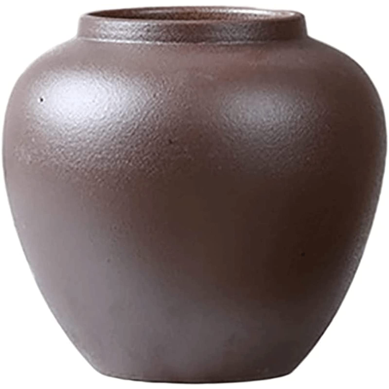 Ngdfgr C Fashion Vintage Vase Hinese Style Flower Vases Antique Handmade Erami Creative Home Bronze-Oloured The Vase Earthy Tones Decoration (C),
