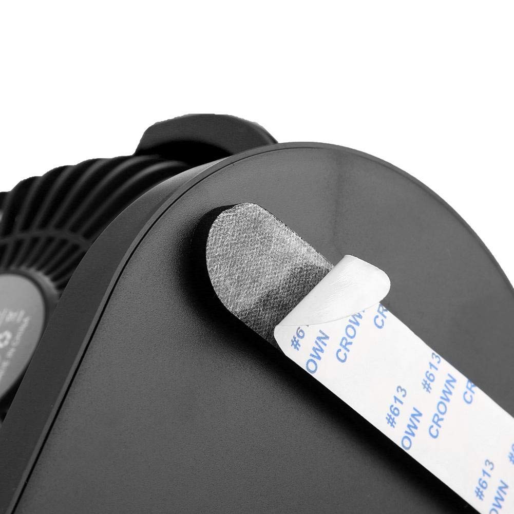 Aramox Ventilateur Double Usb Entilaur Oiture Allume Cigare Ventilateur de voiture portable à double tête USB Ventilateur de refroidissement automatique 12V Noir