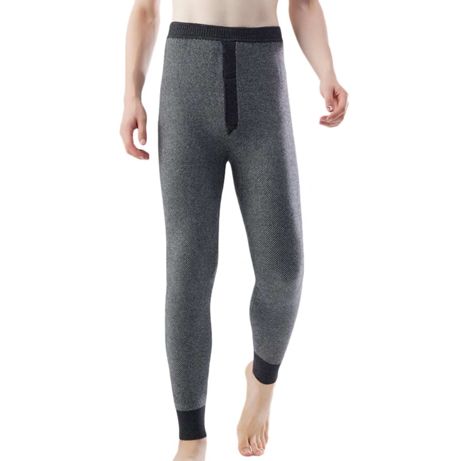 100% Cachemira Leggings térmicos,pantalón Ropa Interior térmica para Hombres y Mujeres, Invierno cálido pantalón térmico para Caminar Esquí Caza