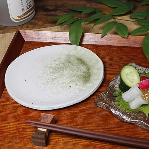 しがらき焼 丸皿 16cm 【甲賀中皿(白) w420-07】陶器 和食器 ケーキ皿 お皿 おしゃれ プレート 一品皿 洋風 取り皿 小皿 和風 白 盛り付け 中皿