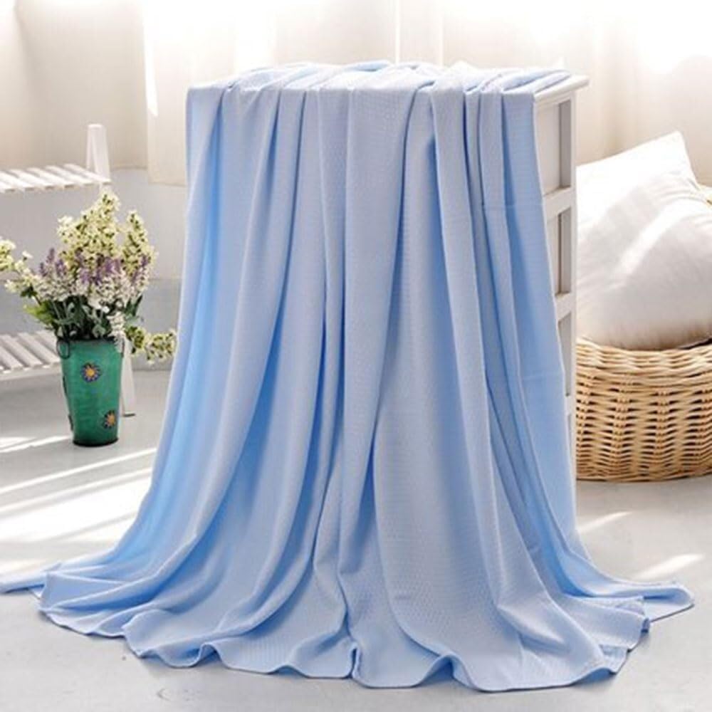 JvFbjLF Blanket – Cooling For Hot Sleepers(Light Blue,180x200cm)