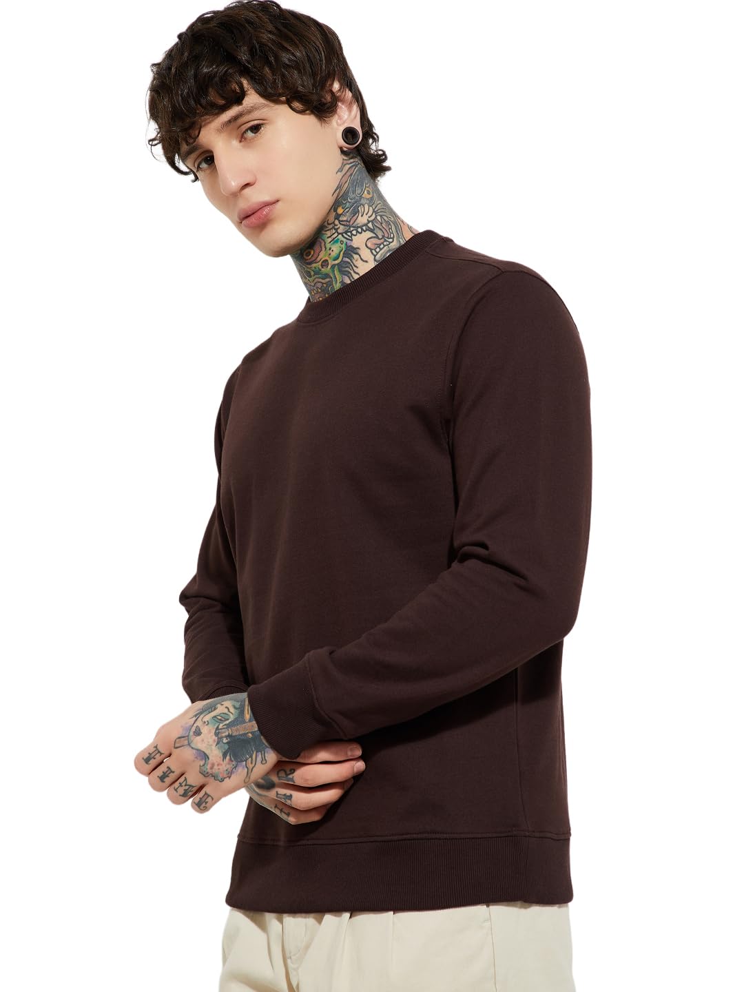Men's Cotton Blend Casual Sweatshirt