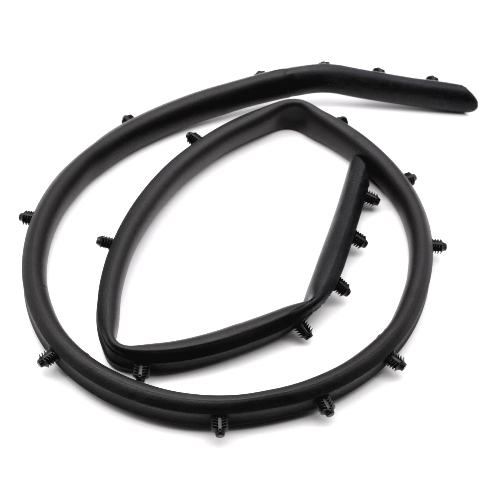 Bonnet Hood Sealing Strip Rubber Weatherstrip Compatible for Hyundai Accent 2012-2017 Front Bumper Spoiler Seal Strip 86357-1R000