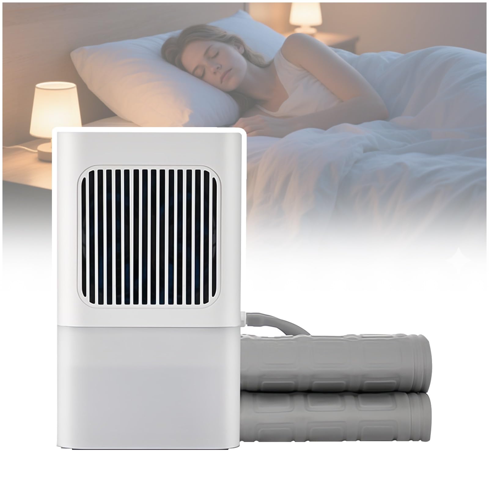Colchón De Agua De Refrigeración, Almohadilla de enfriamiento con Bomba de Agua silenciosa, Temporizador De 1 A 9 H, 3 Marchas, para Uso doméstico y Dormitorio(W70cmxL160cm/W27inxL63in)