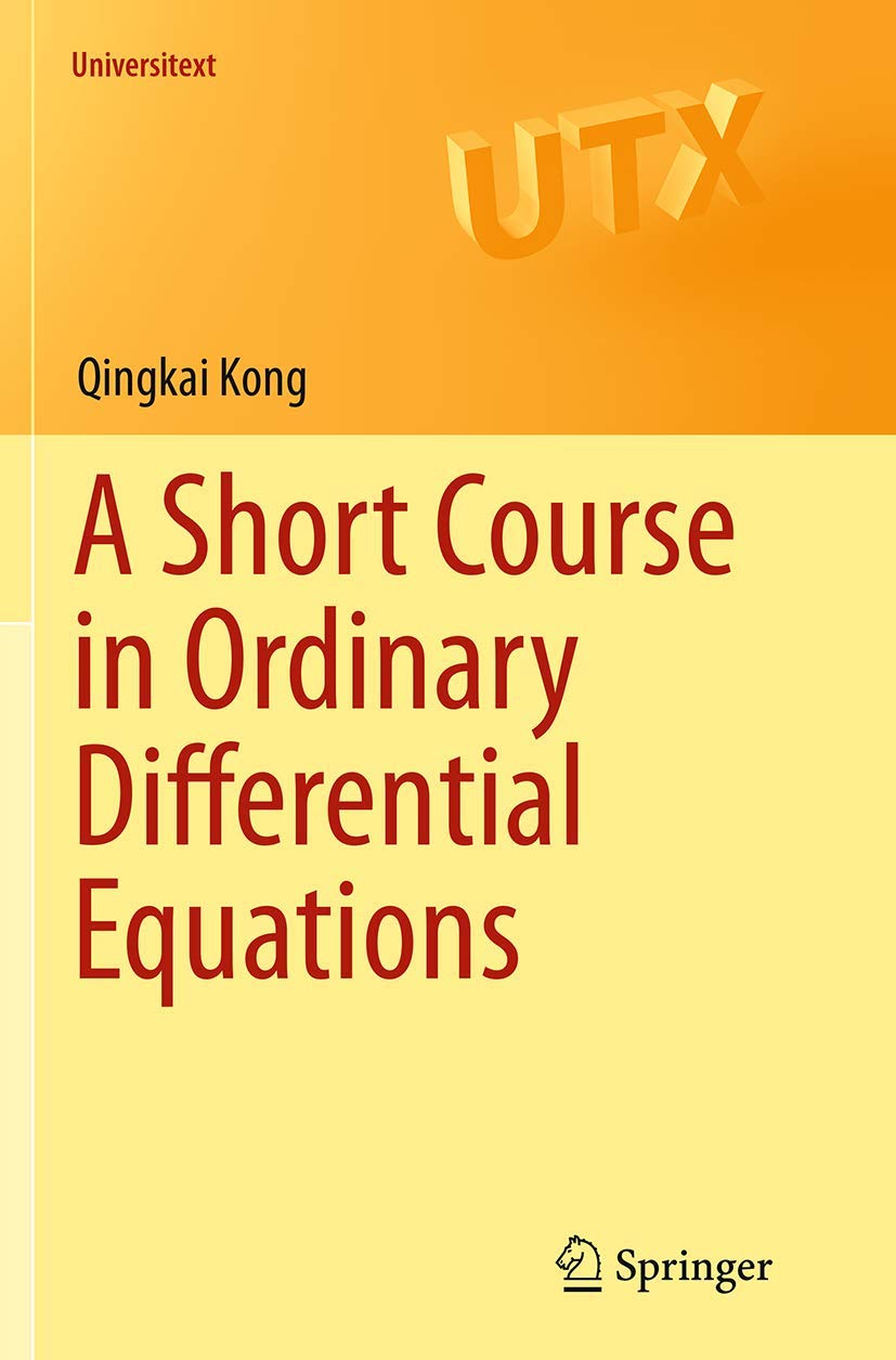A Short Course in Ordinary Differential Equations (Universitext)