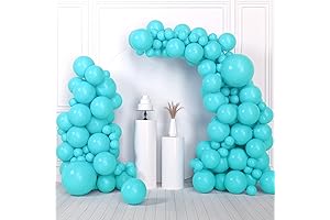 Teal Balloon Garland: Enhance Your Celebrations with Metallic Charm