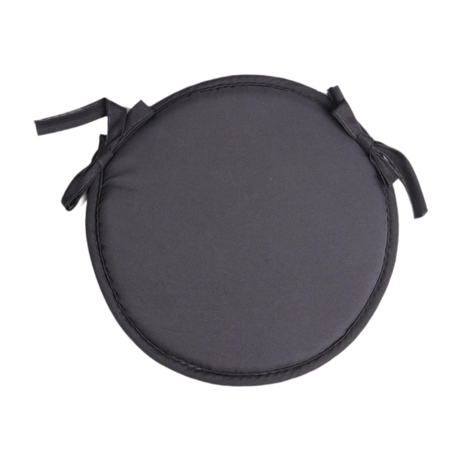 AnyCommand® Round Chair Cushion Soft Simple Comfortable Meditation Cushion Stool Dark Gray 30cmCushions Pads Patio Garden Furniture Yard Garden Outdoor Living Home-image-33