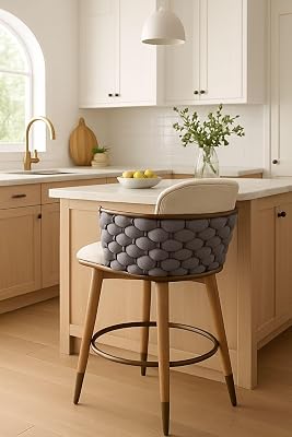 Akasa Wooden Bar Stool for Kitchen, Dining, Cafe, Restaurant, Hotel, Pub, Food Court, Reception & Bar