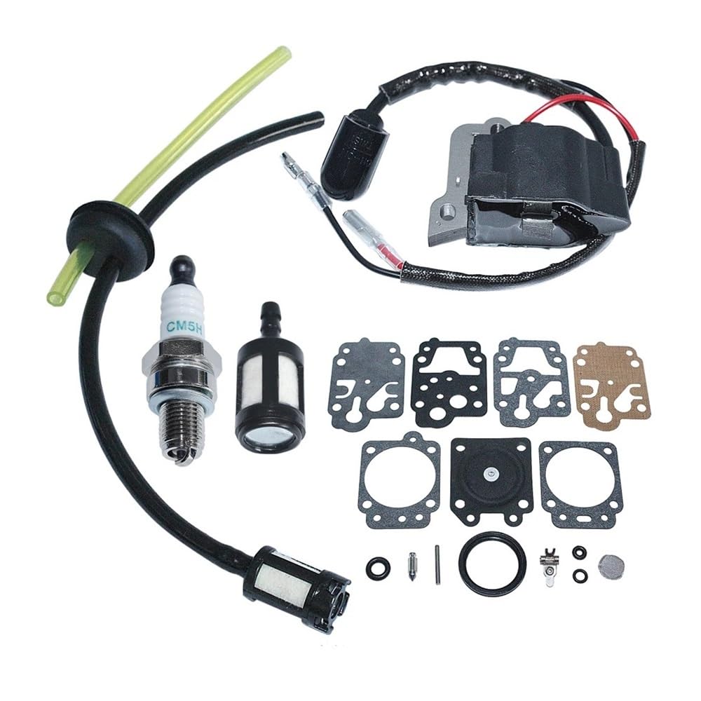 Bobina de Encendido bujía GX35 GX 35 línea de Filtro de Combustible Ojal Kit de reparación de carburador cortacésped Pieza de Repuesto del Motor