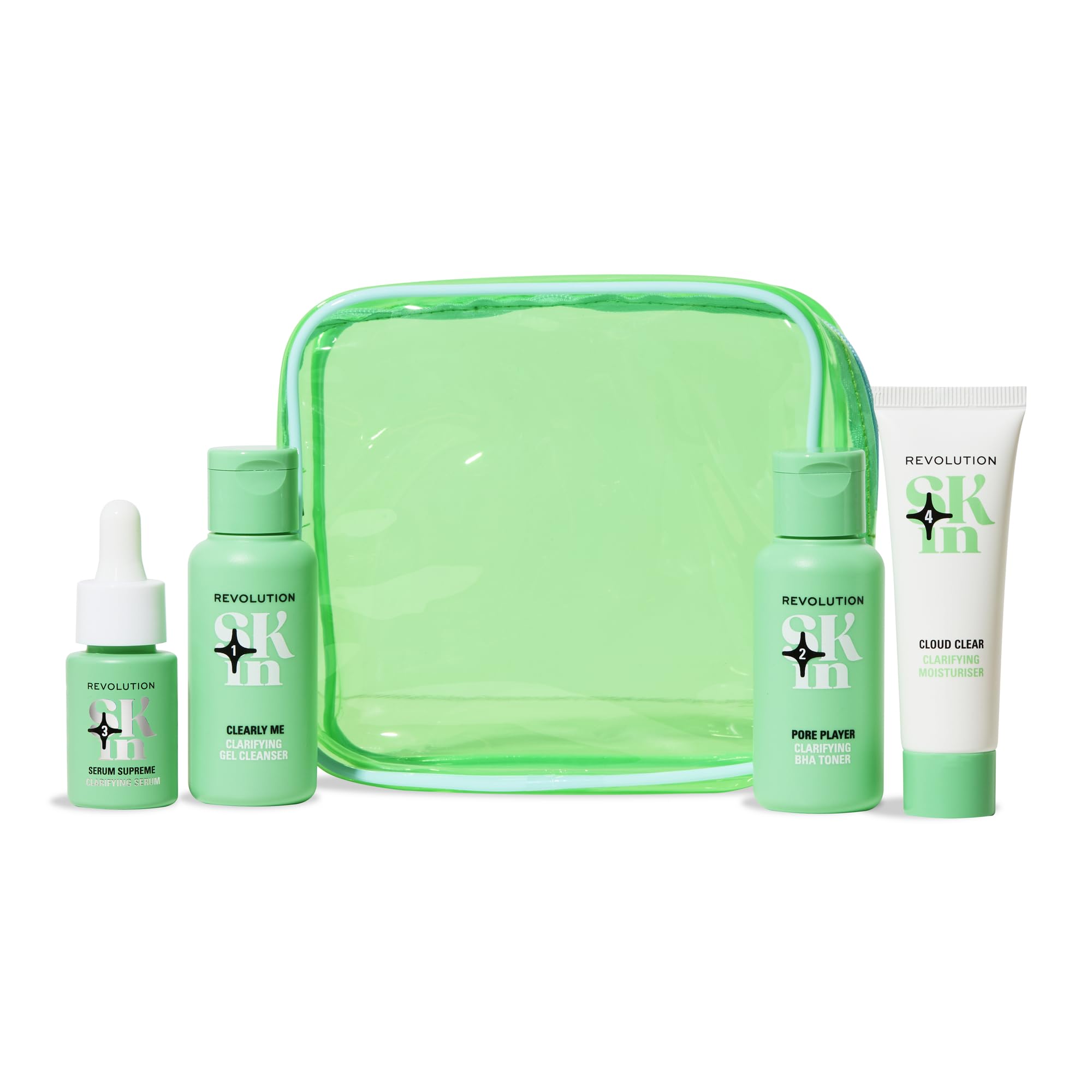 Amazon.com: Revolution Skin Clearly Clarify 4 Step Starter Kit, 4