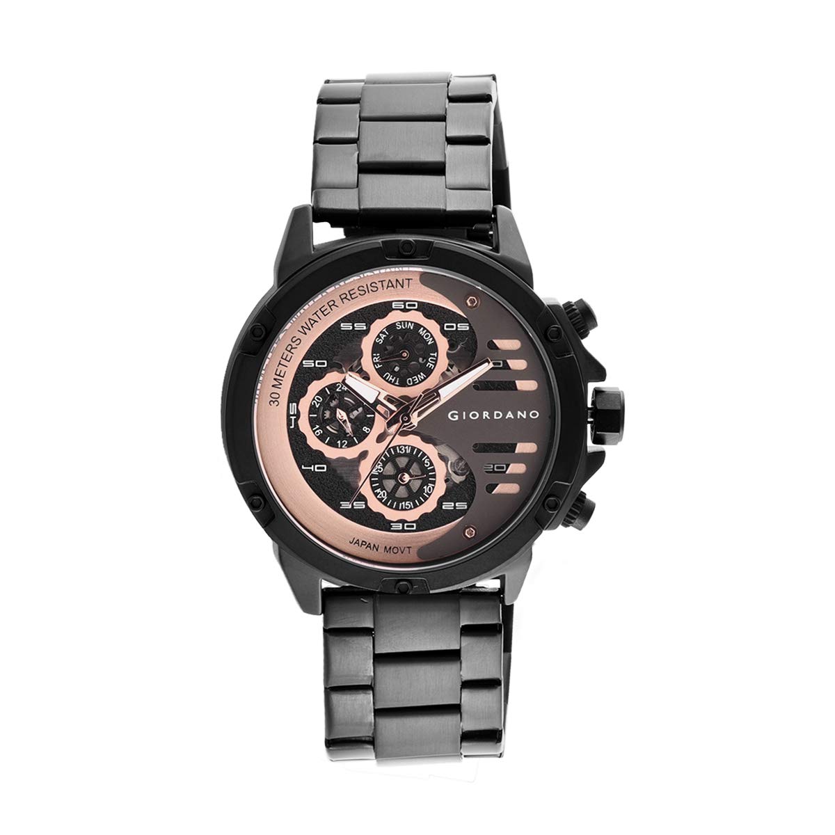 Giordano Rose Gold Dial Multifunctional Mens Watch-R1209-33 (B07NQKQZ8Y) Amazon Price History, Amazon Price Tracker