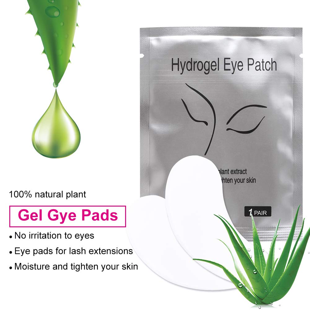 Patch Ciglia 50pcs Patch Extension Ciglia Cuscinetti per Gel per Occhi Eye Gel Pads