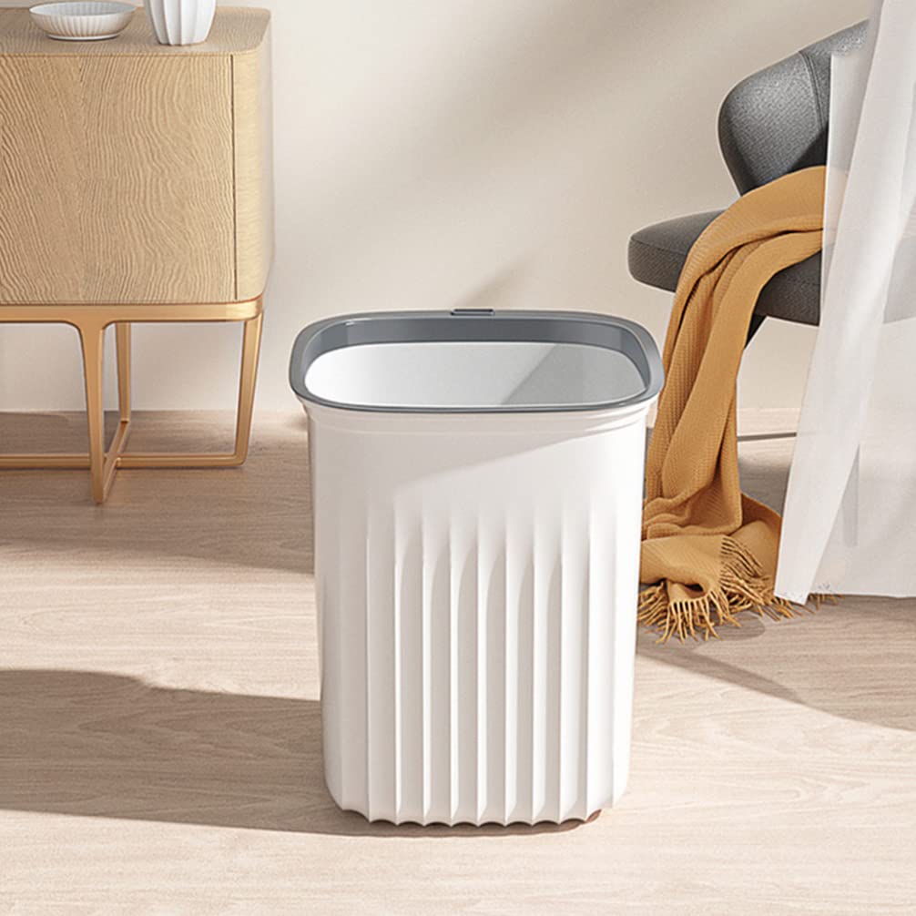 Zerodeko 3 Pezzi Di Plastica Quadrata Pattumiera Bidone Della Spazzatura Bidone Rifiuti Cestino Della Spazzatura Secchio Della Spazzatura Cestino Rifiuti Alimentari Contenitore Per