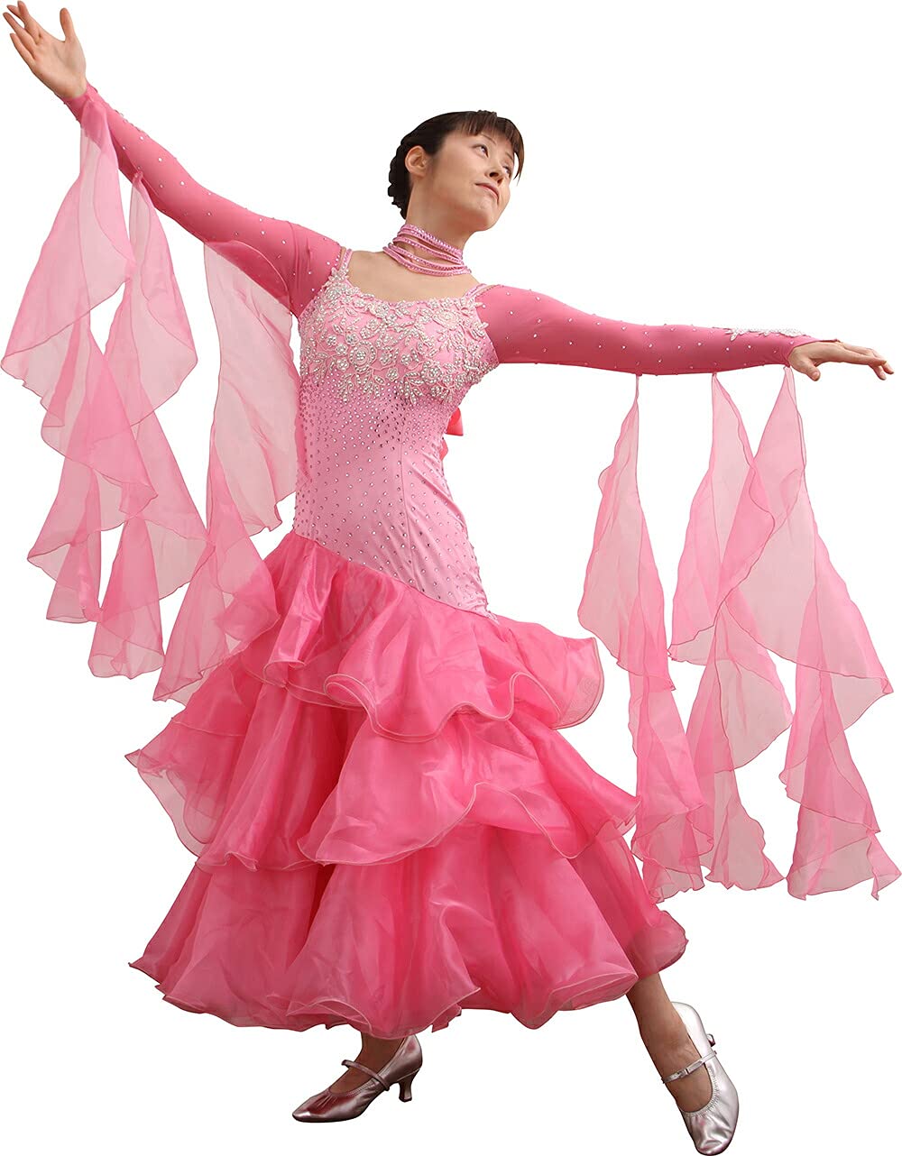 Amazon.co.jp: モニシャン MONISHAN 社交ダンス 競技ダンス 豪華