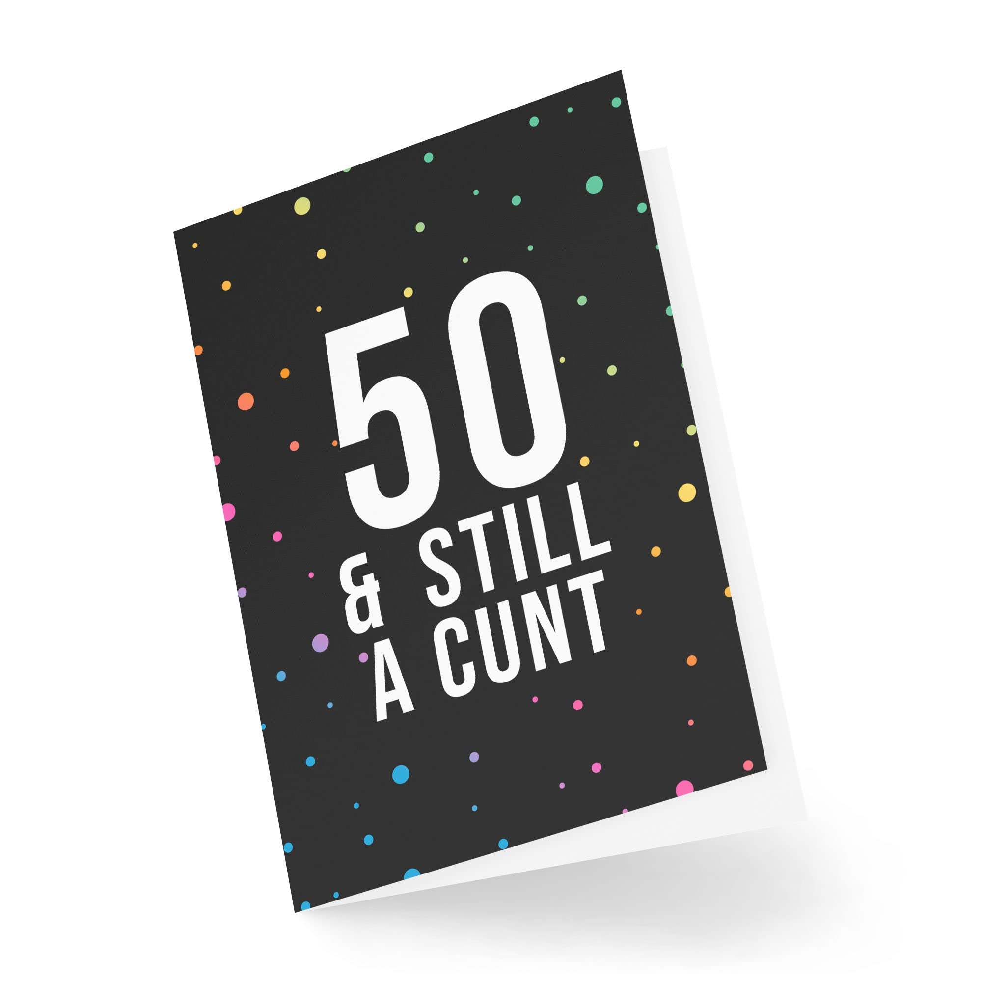 Geburtstagskarte '50 & Still A Karte' – Lustig, Frech, A5, Mit Umschlag, Matte Oberfläche