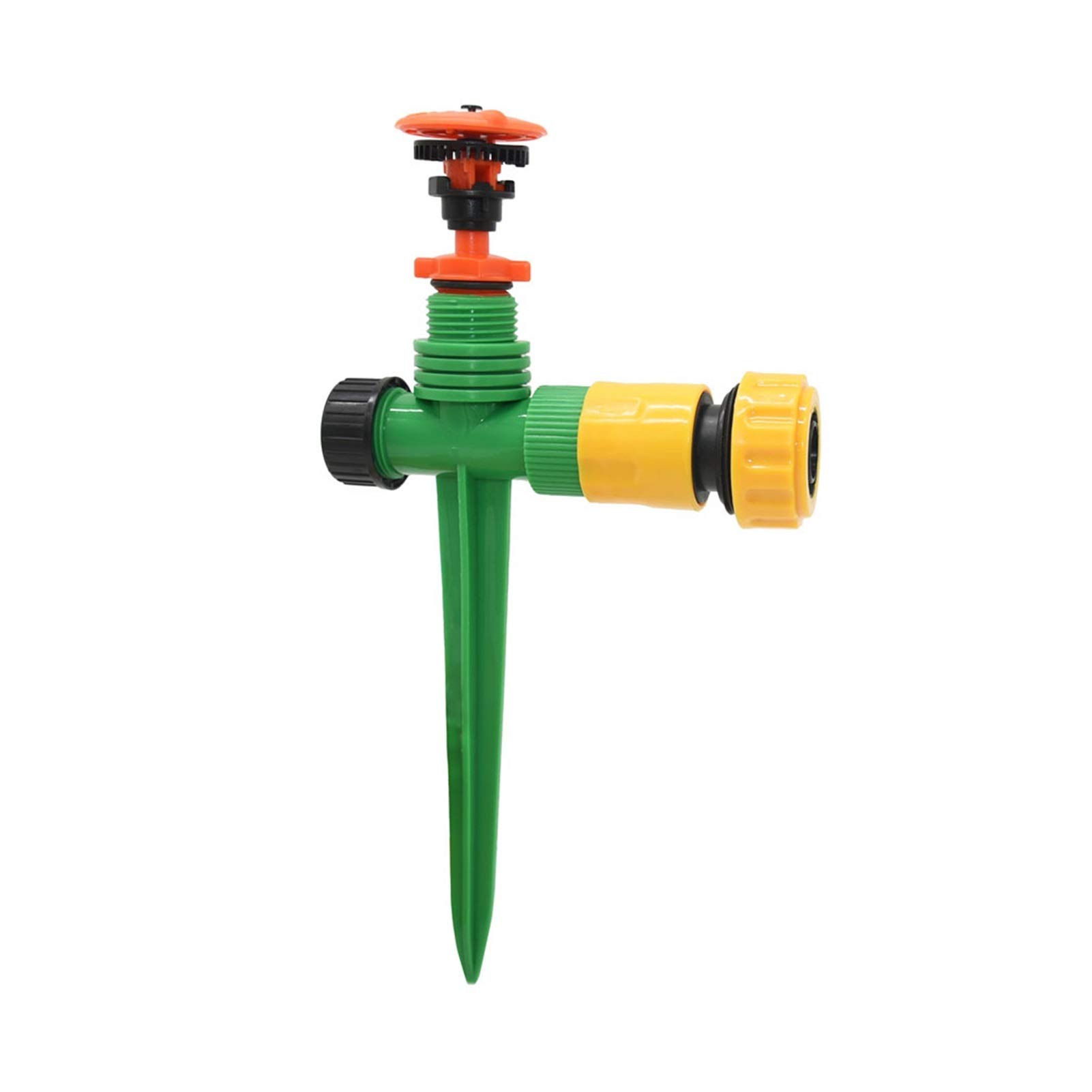 Irrigatore da giardino, Irrigatore rotante in plastica a 360 gradi | Irrigazione del frutteto del prato del giardino: irrigatori rotanti a 360 gradi, confezione da 10