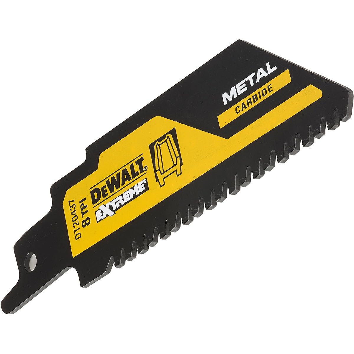 DeWalt Demolition Carbide Reciprocating Sabre Saw Blades Metal 102mm Pack of 1