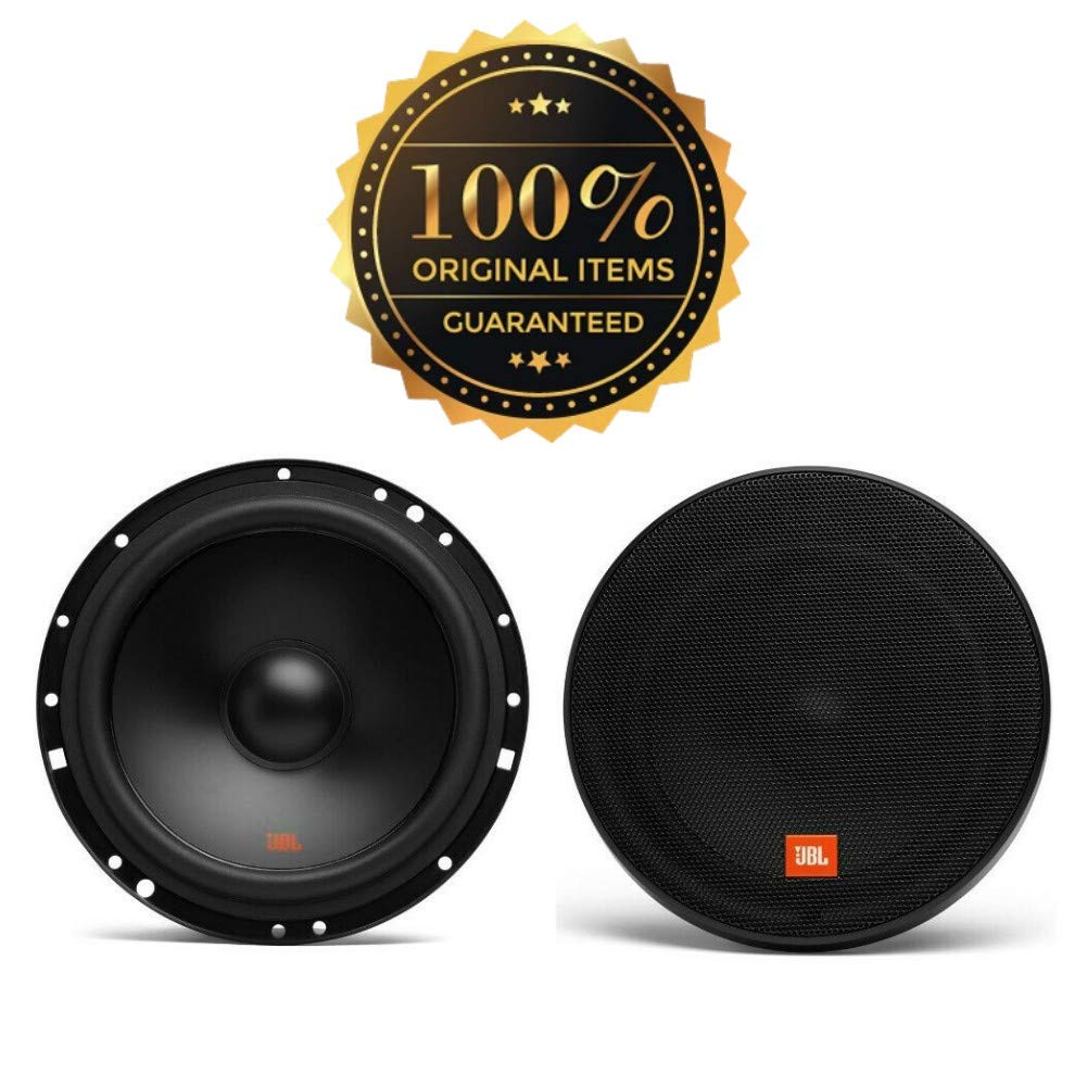 1 kit JBL STAGE2 604C sistema a 2 vie da 6,5" 165 mm 16,50 cm 45 watt rms 270 watt max con woofer tweeter crossover auto 4 ohm spl nero, a coppia