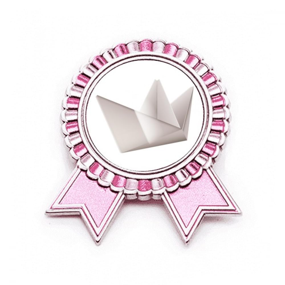 Badge broche navire rose médaille du gagnant en métal durable