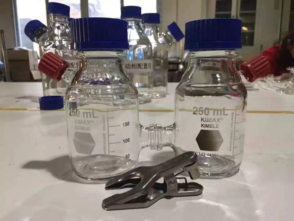 Reattore in vetro da 1000 ml, resistente all'erosione, per uso in laboratorio, attrezzatura scientifica durevole per ricerca ed esperimenti