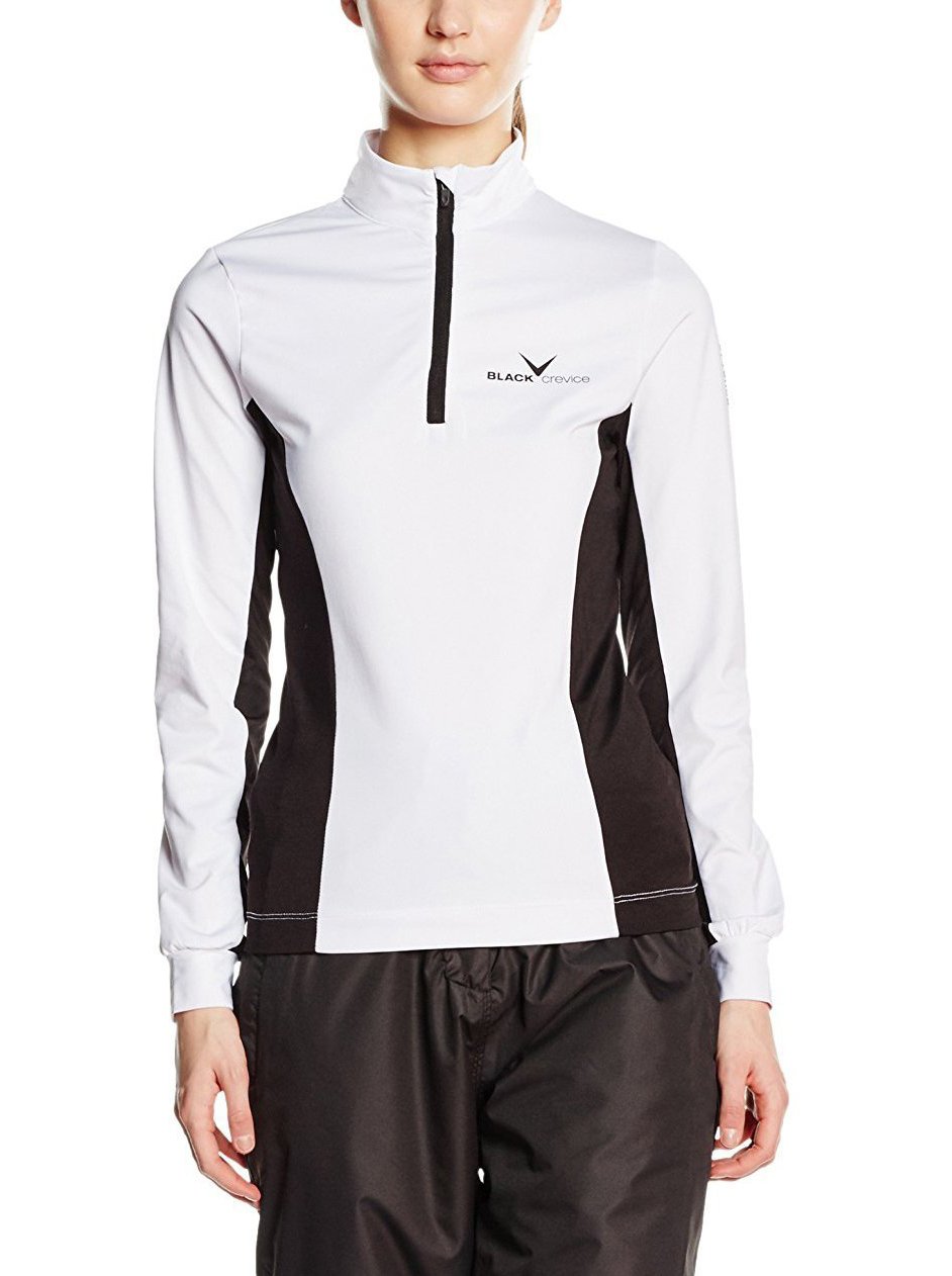 Black Crevice Women's Skirolli Zip functional shirt.