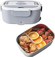 Vista 1 de Fiambrera eléctrica para automóvil/camión/hogar, a prueba de fugas, caja de calefacción portátil para adultos, lonchera para adultos, contenedor