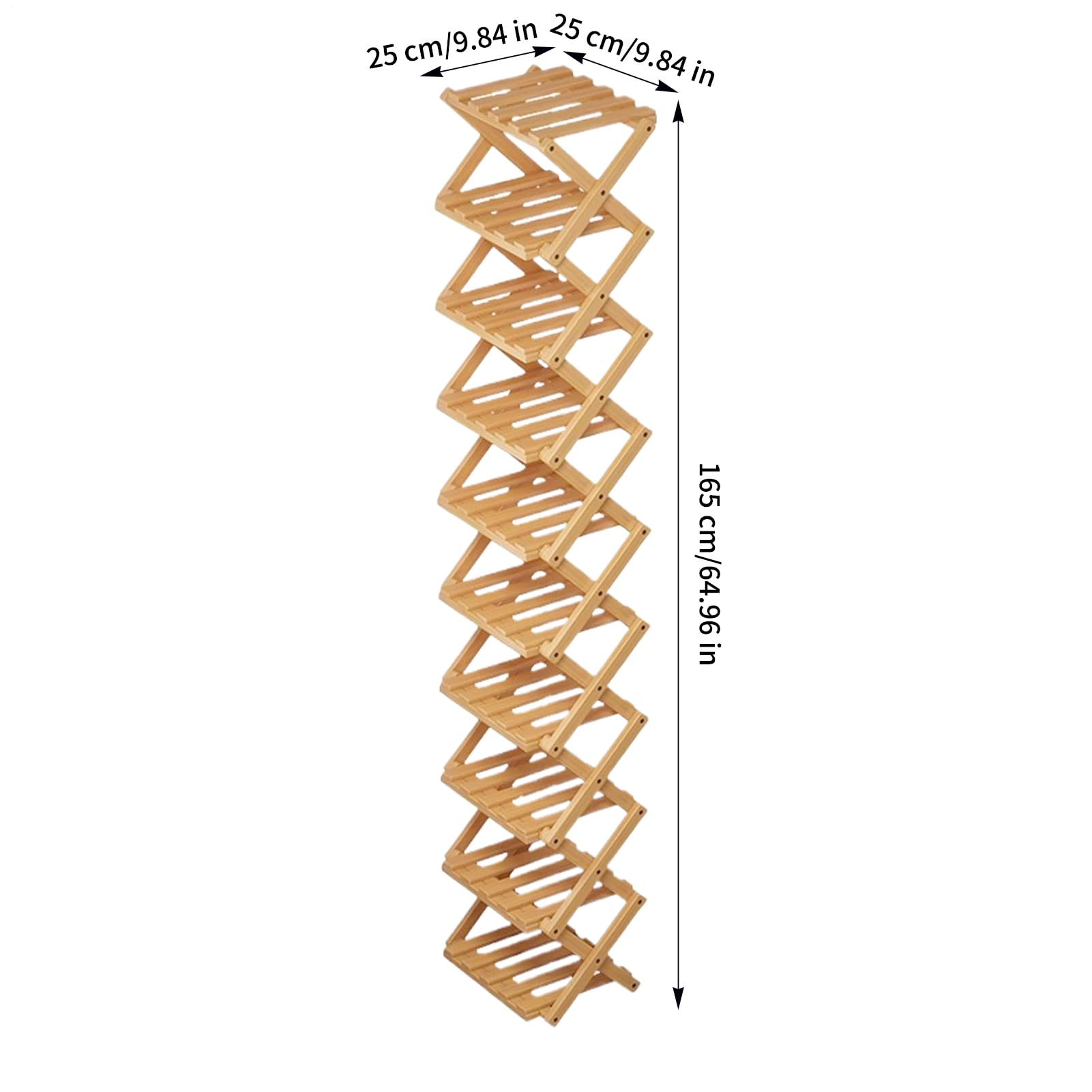 Organizador de Zapatos de Madera de Gran Capacidad para Ahorrar Espacio, Organizador Vertical para Zapatos, para el hogar, apartamento, Sala de Estar, Dormitorio, casa de Campo, Botas de
