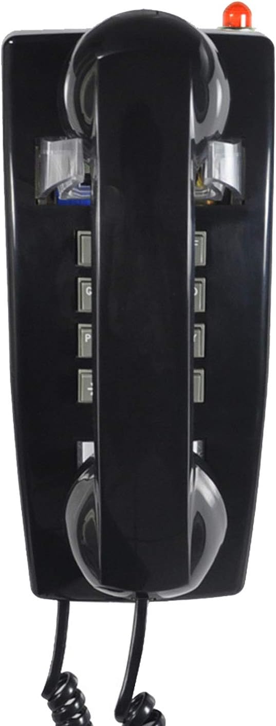 TelPal Analog Wall Phone with Cord, Classic Corded Wall Mounted