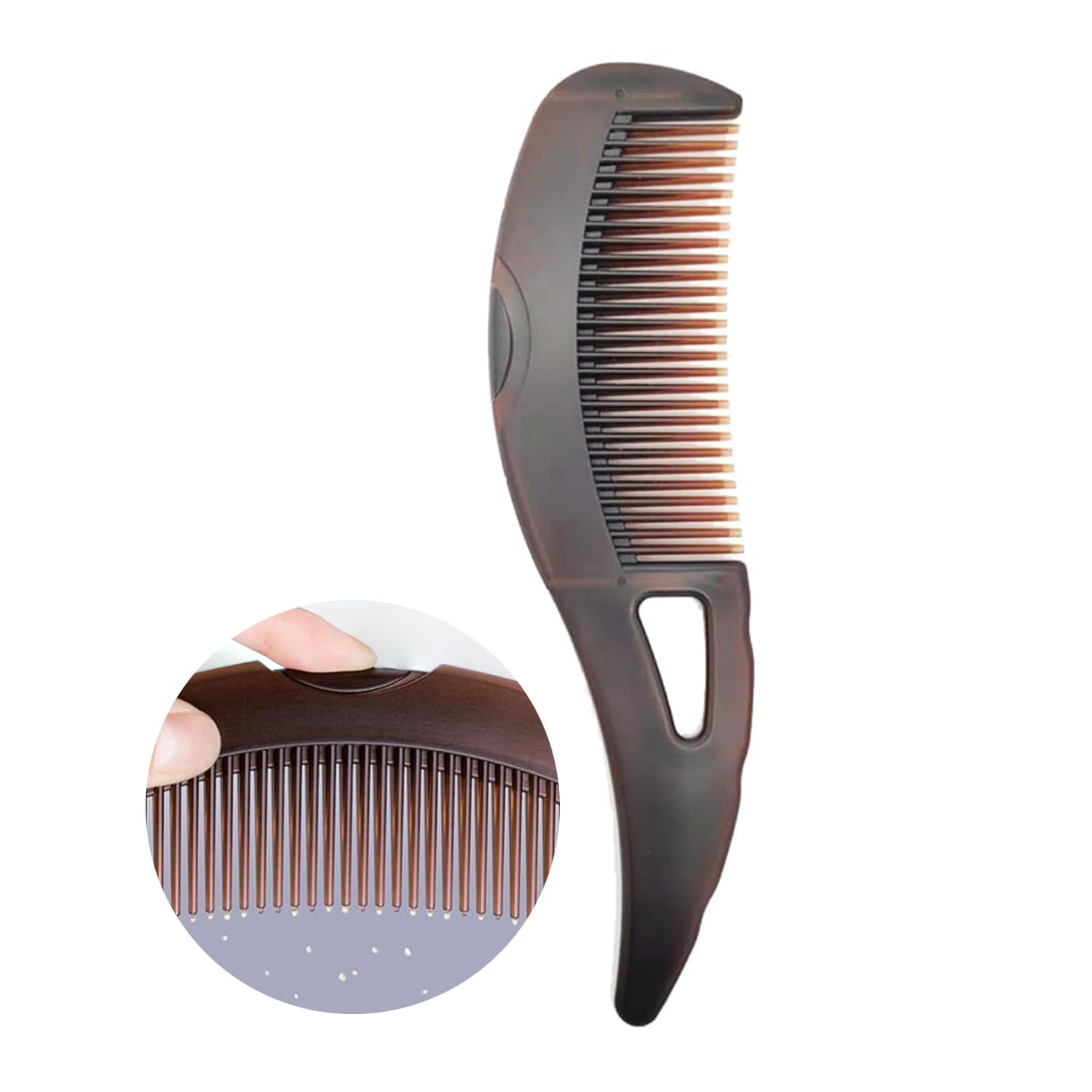 Revolutionary Detoxing Comb for Dandruff Removal - Energy Massage Comb for Healthier Scalp and Better Hair Quality (Medium, Count, 1)
