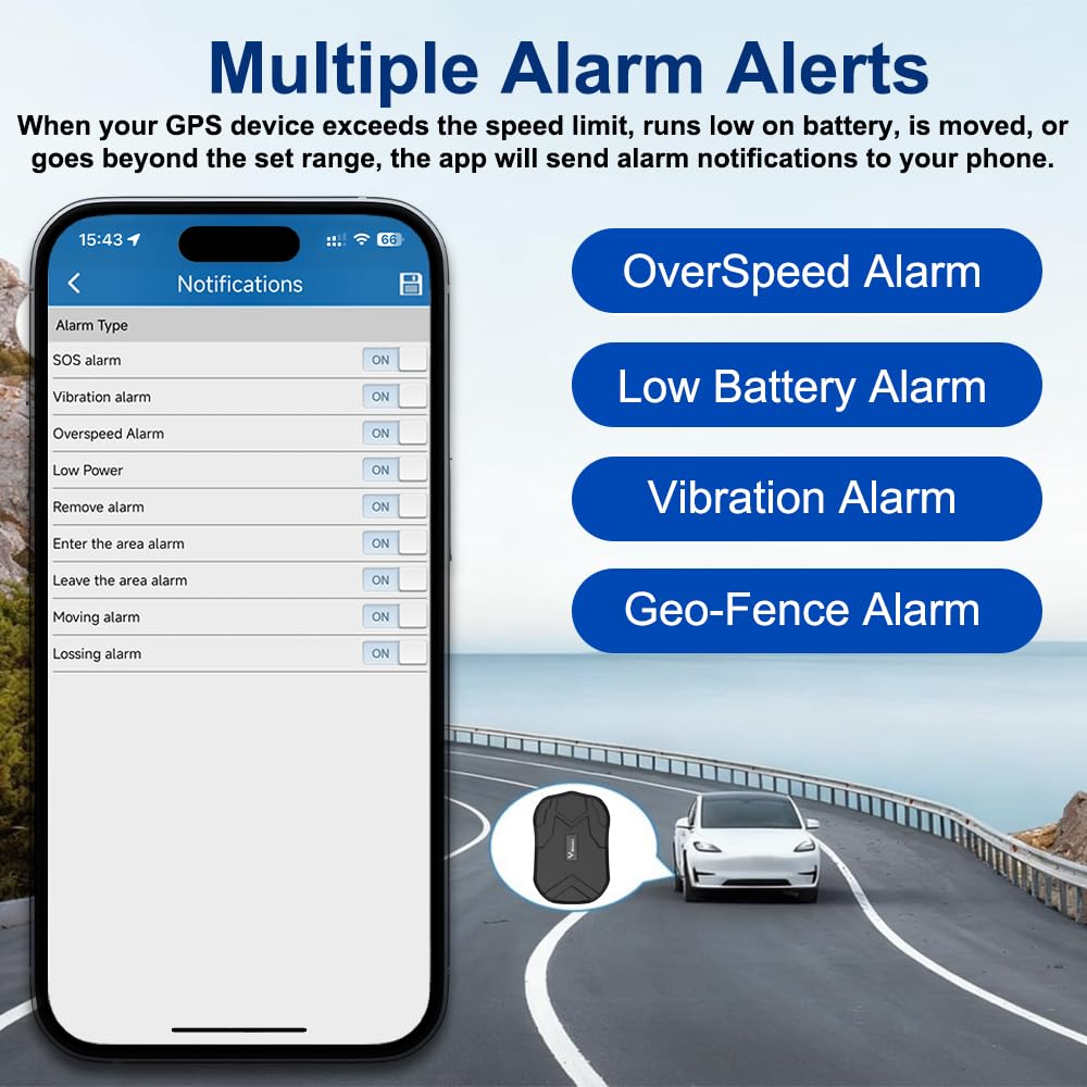 Localizzatore GPS per auto 4G senza SIM, batteria con autonomia di 6 mesi, localizzatore antifurto professionale con magnete, cronologia dei percorsi, allarme con vibrazione, localizzatore GPS TK905E