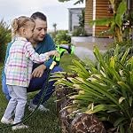 Tige de jardin extensible (16FT à 50FT) avec 7 Function Spray Buse,Functional Garden Hose Spray Gun,Garden Sprayer pour l'arrosage des plantes,Lave-autos ou animaux de compagnie