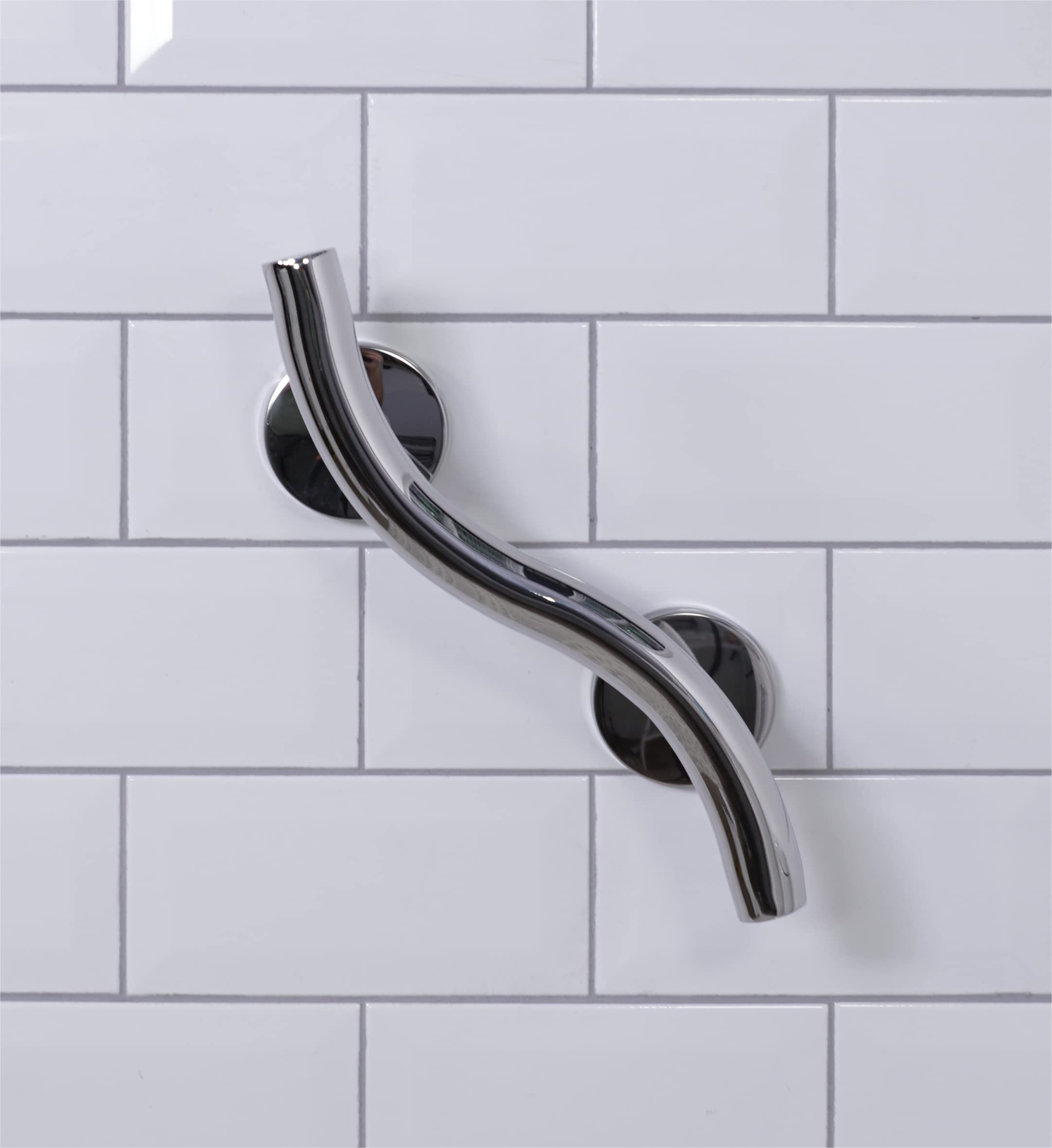 Aidapt Stainless Steel Bathroom Grab Bar – Brushed Finish, Rust-Resistant, 600mm Length
