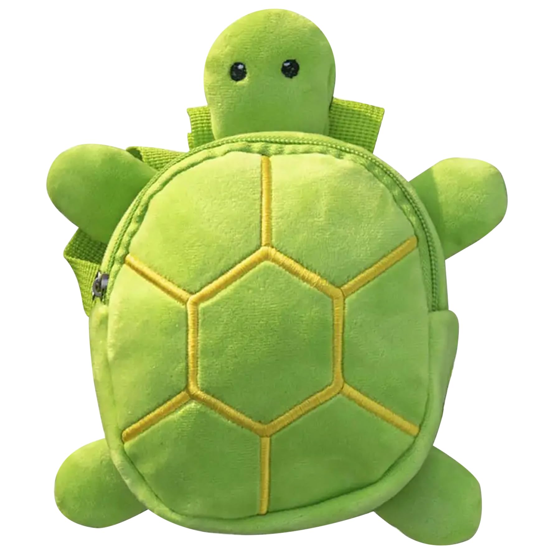 BEAHING Dog Backpack Harness Turtle Shape, Breathable Adjustable Cute Dog Hiking Backpack Zipper Closure 8x7in for Small and Medium-sized Dogs