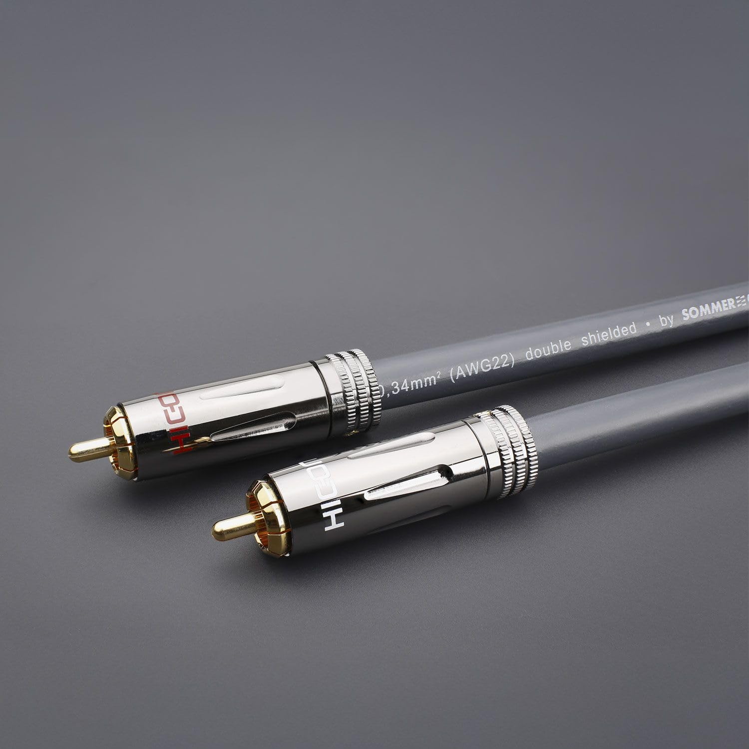 Sommer Cable HICON Cavo 75 cm stereo AF phono Stratos Cavo RCA 1 x 0,34 mm² 0,75 m - ST8F-0075