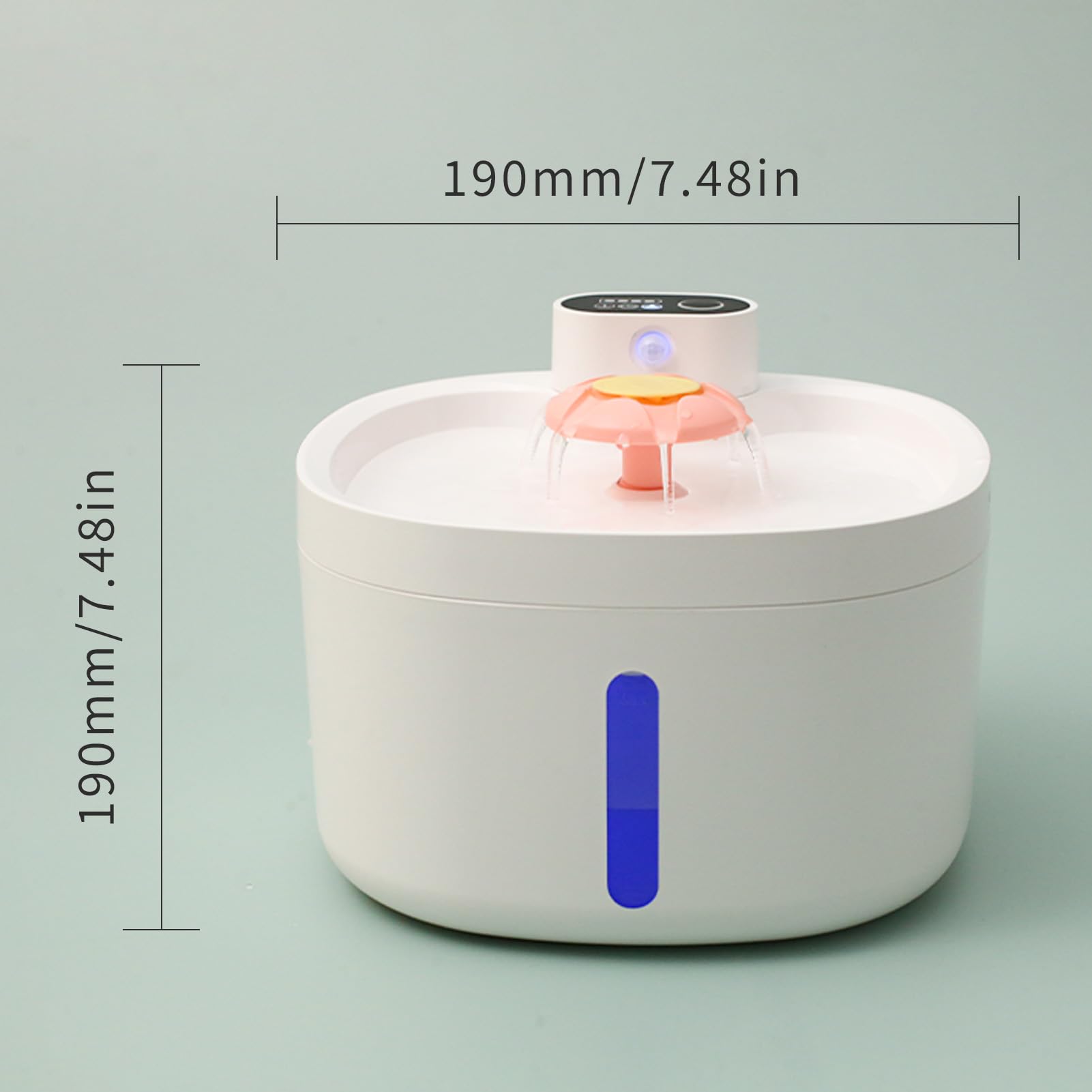 Fontana per Gatti, Distributore D'acqua Wireless, Filtrazione a 5