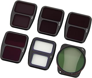 Drone Filter Kit HD Double Sided Multilayer Coating Light Leak Resistant UV CPL ND8 ND16 ND32 ND64 Drone Lens Filter Accessories for Air 3