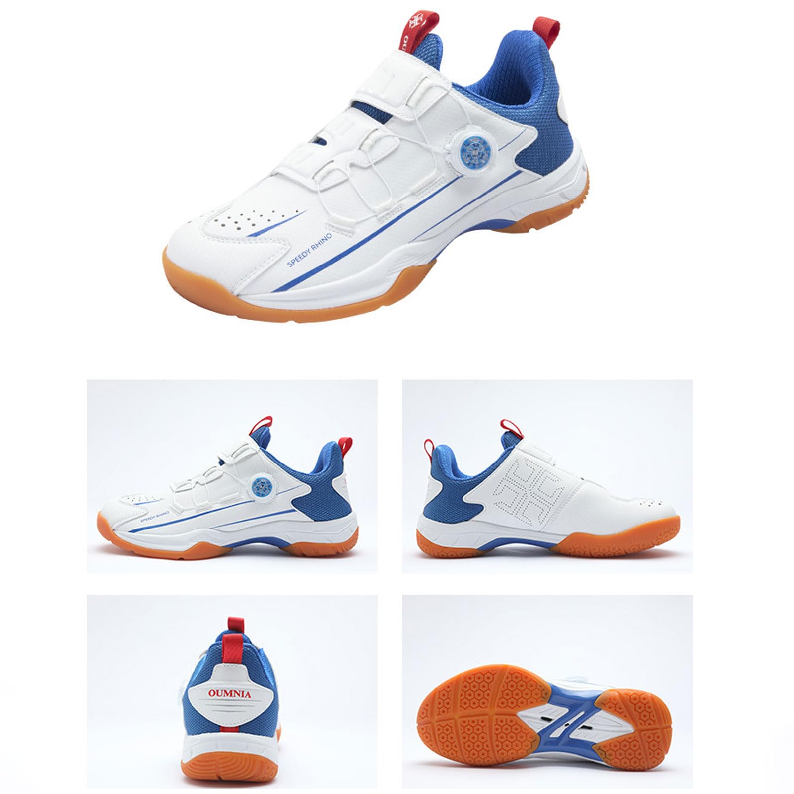 Zapatos De BáDminton Hombre,Zapatos De BáDminton,Zapatos De BáDminton Transpirables,Zapatos De Tenis De Mesa para Hombres,Antideslizantes,Ligeros,para BáDminton,Tenis De Mesa,Blanco