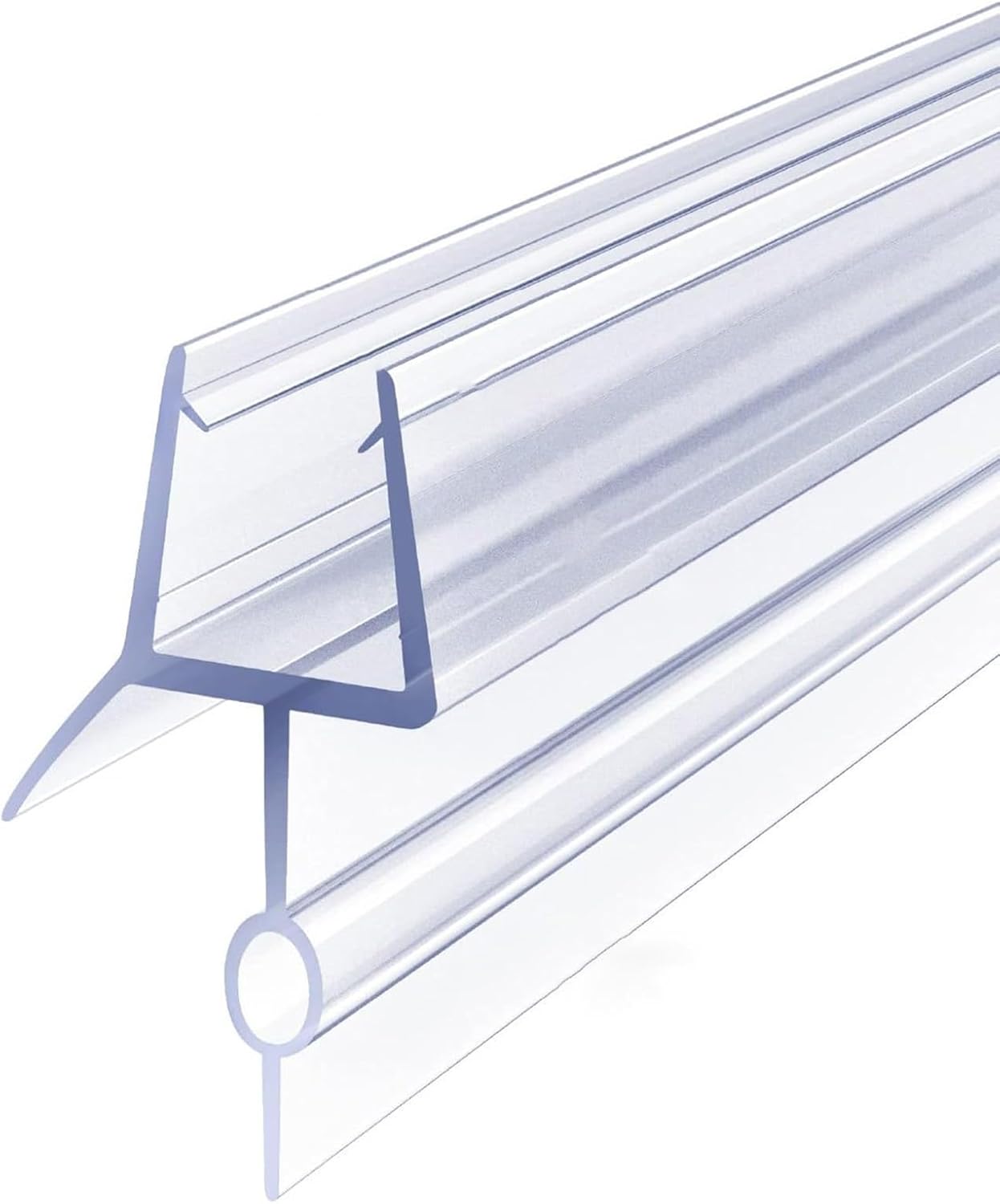 Amazon.co.jp Frameless Shower Door Bottom Seal with Drip Rail, Clear