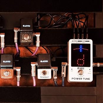 Amazon.com: JOYO JF-18R Power Tune Tuner Pedal Bundle with DC 9V