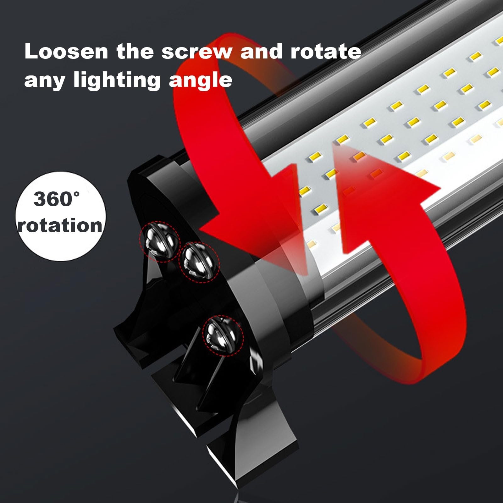 Luz De Tubo De Máquina LED Industrial Luz De Trabajo Impermeable IP66, Tubo De Luz LED De 110-220V/24V con Carcasa De PC, para CNC, Iluminación De Fresado(Size:15W-24V)