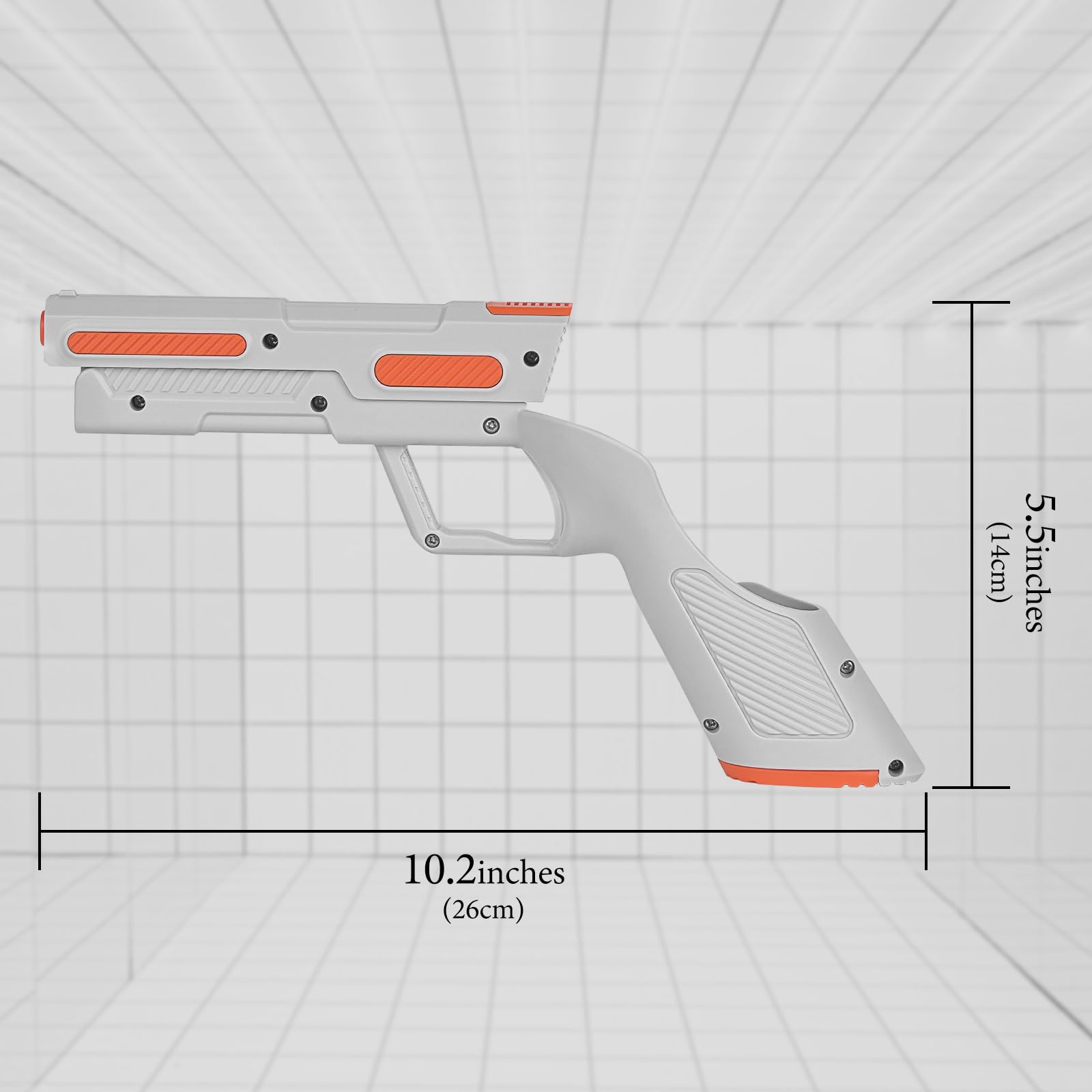 Geekria VR Game Gun Controller Cover compatible con Meta Quest 3, accesorios de mango de juego de disparos, sensación de sujeción de realidad de juegos FPS mejorada (1 par)