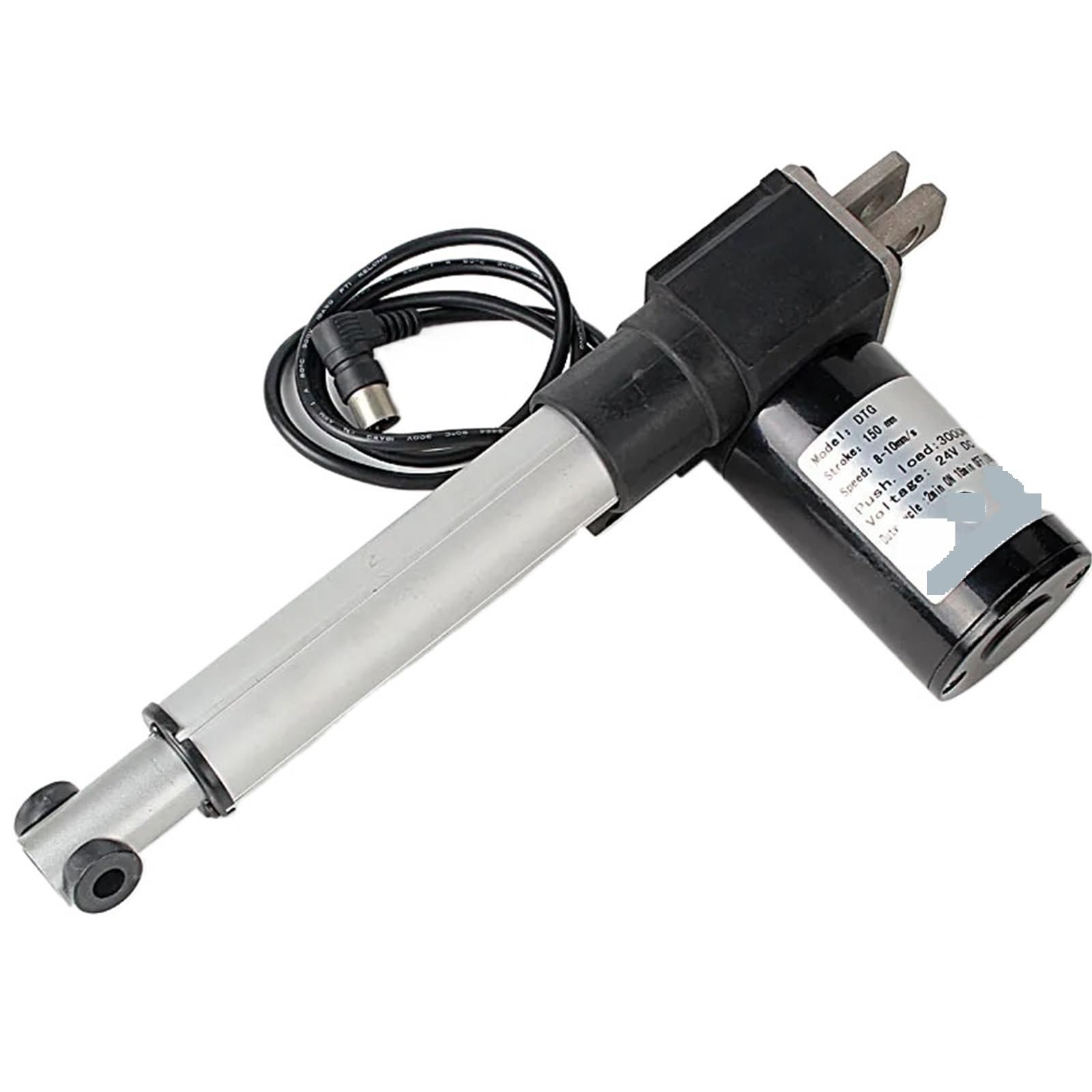 Actuador lineal de 50 mm DC 24V con soporte de montaje de alta carga 3000N