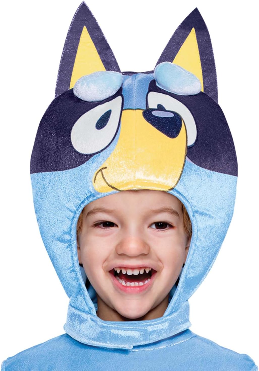 Bluey Costume for Kids, Official Bluey Character Outfit with Jumpsuit and Headpiece for Toddlers