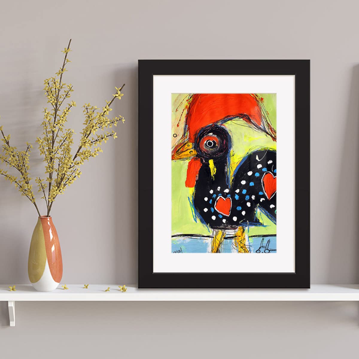 バスキア 絵画 油絵 肉筆 フレーム 額縁