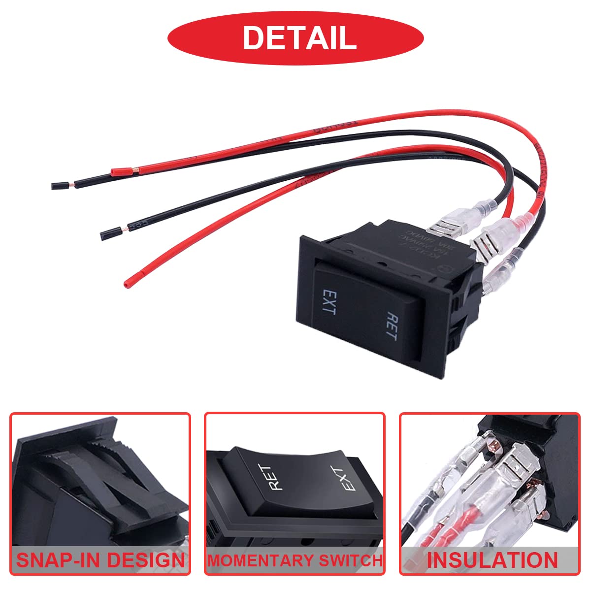 Amazon.co.jp: MKBKLLJY 3 個 モーメンタリ RV ジャック