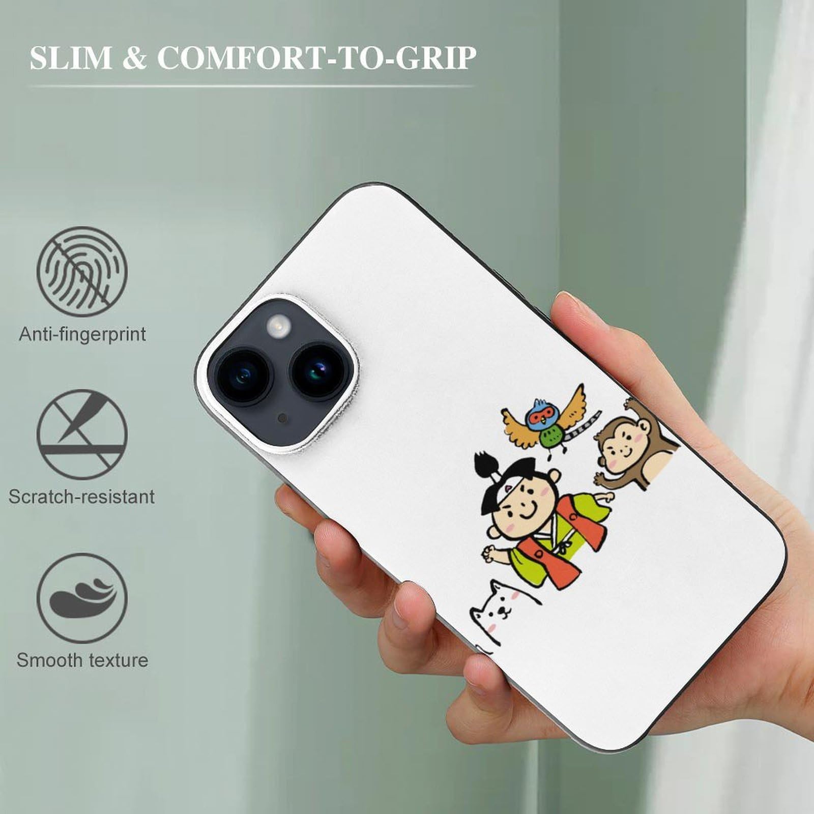 Amazon.co.jp: iPhone 12 Pro ケース 桃太郎とサルとキジとイヌ