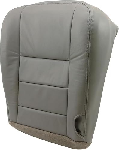 Miniatura 1 de 2002 2003 2004 para Ford F250 Lariat Super Duty Funda de asiento de cuero para el conductor gris