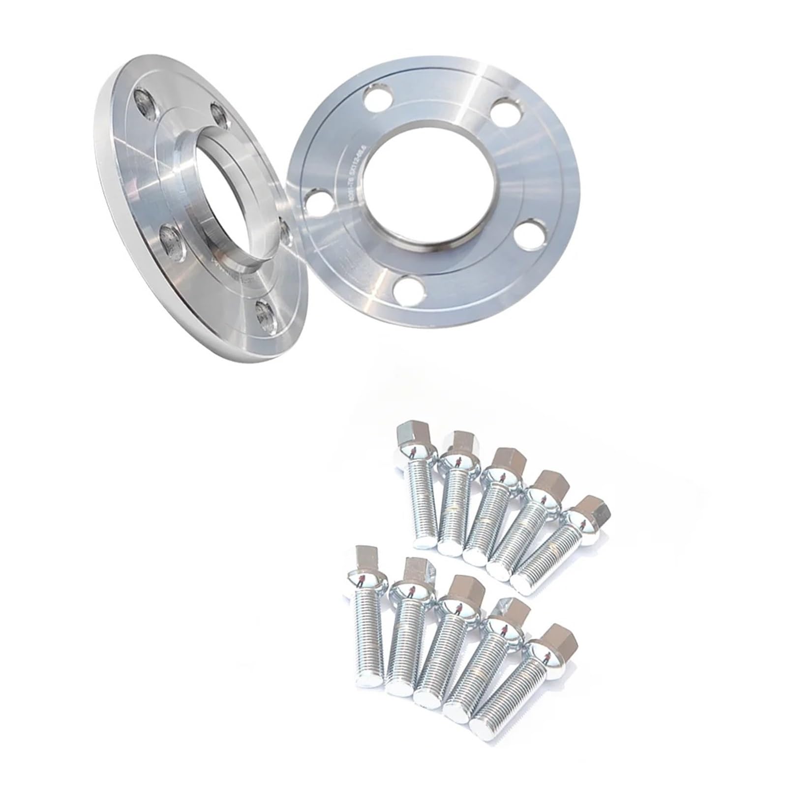 Distanziatori per ruote 2 Pezzi 10MM/15MM/20mm 5x112 66.6 Distanziali Per Ruote Per Benz 10 Pezzi 14x1.5 Bulloni A Sfera