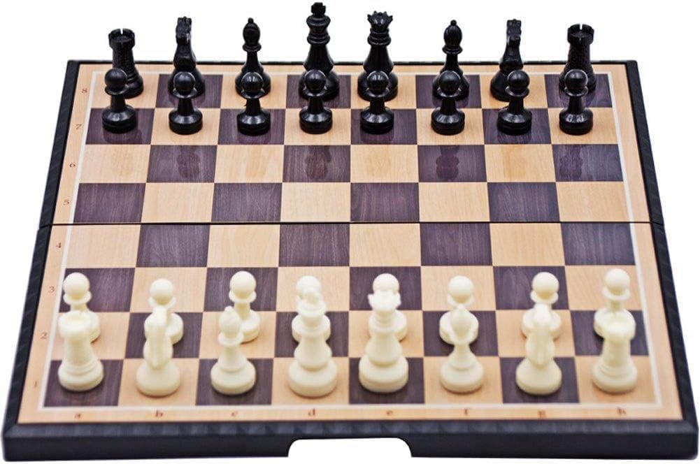 Layan Sports Magnetic Educational Plastic Chess Board Set with Folding Chess Board 2 Players Travel Toys for Kids and Adults (12 Inch) (Brown Color) (B0CWXSL9B3) Amazon Price History, Amazon Price Tracker